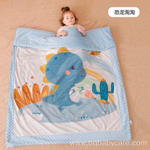 Baby Blanket Double Layer Cartoon Printed